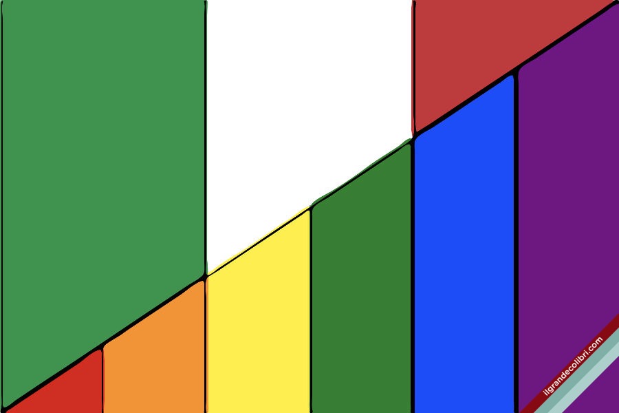 italia bandiera lgbt rainbow