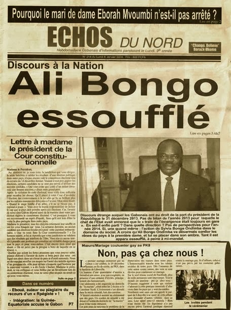 La prima pagina di Echos du Nord con la notizia delle nozze La prima pagina di Echos du Nord con la notizia delle nozze
