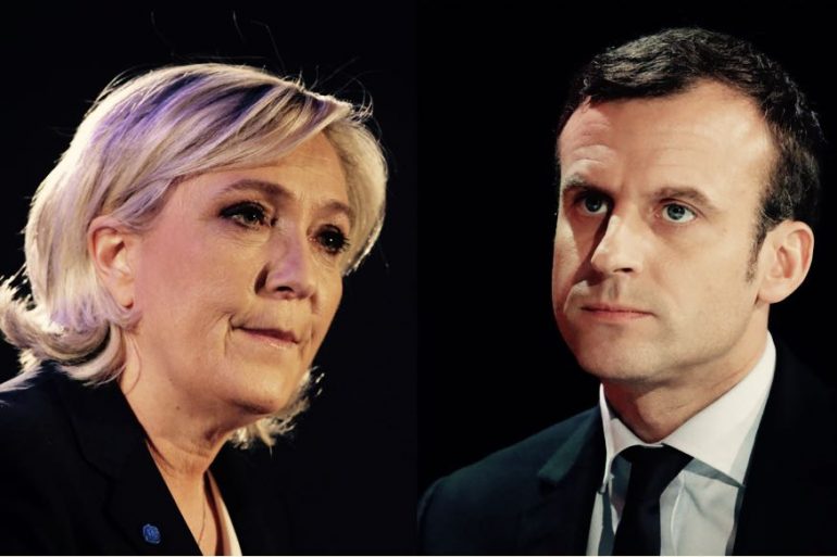 Marine Le Pen e Emmanuel Macron si sfidano