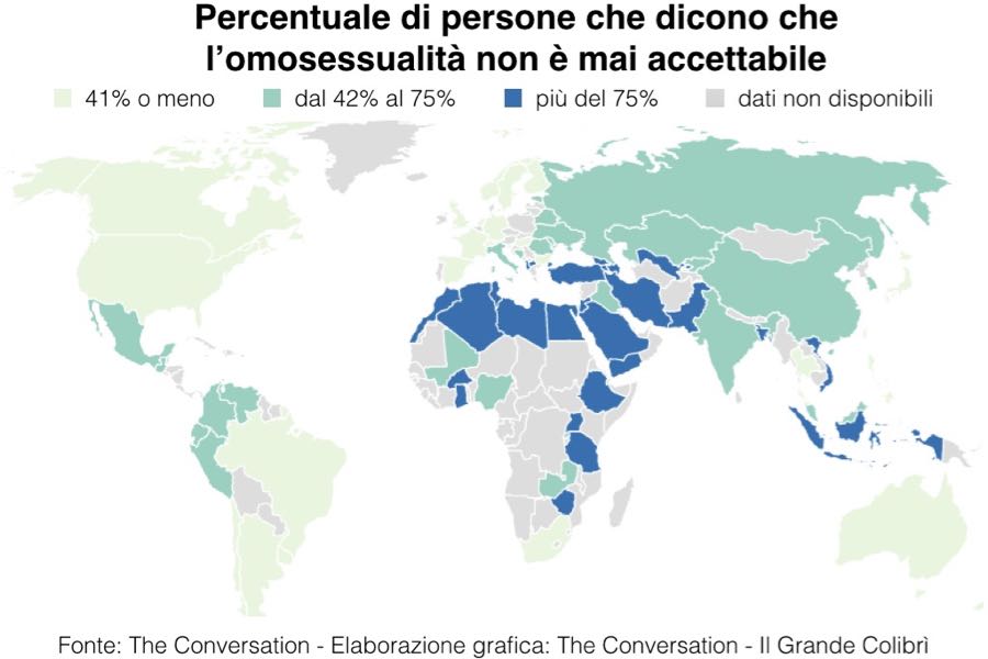 fattori e cause dell'omofobia nel mondo