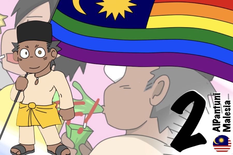 uomo alpantuni fumetti gay musulmani