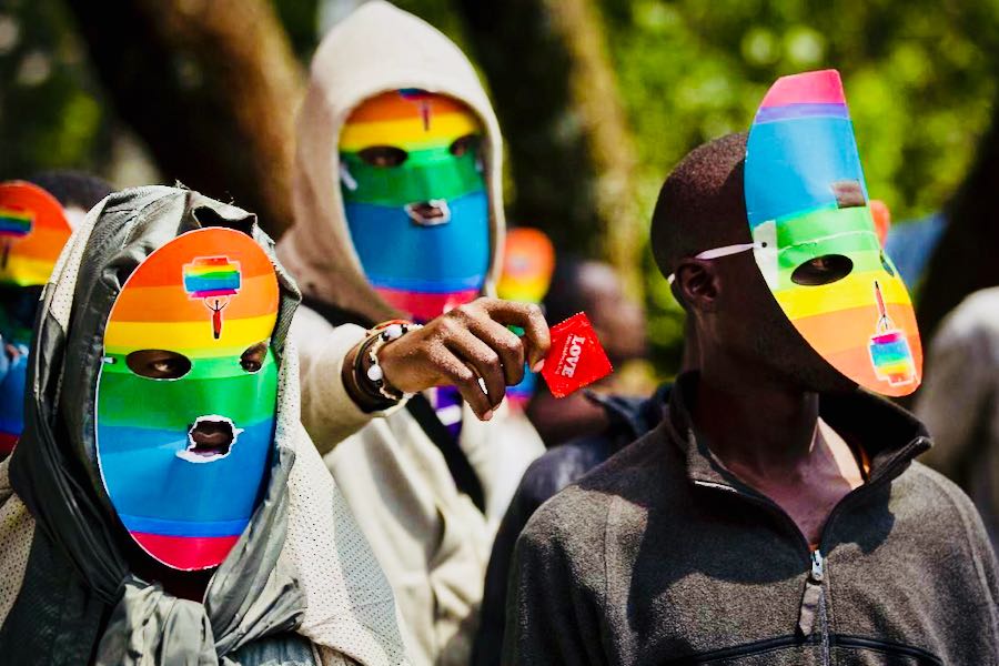 attivisti lgbt protestano in kenya nel 2014