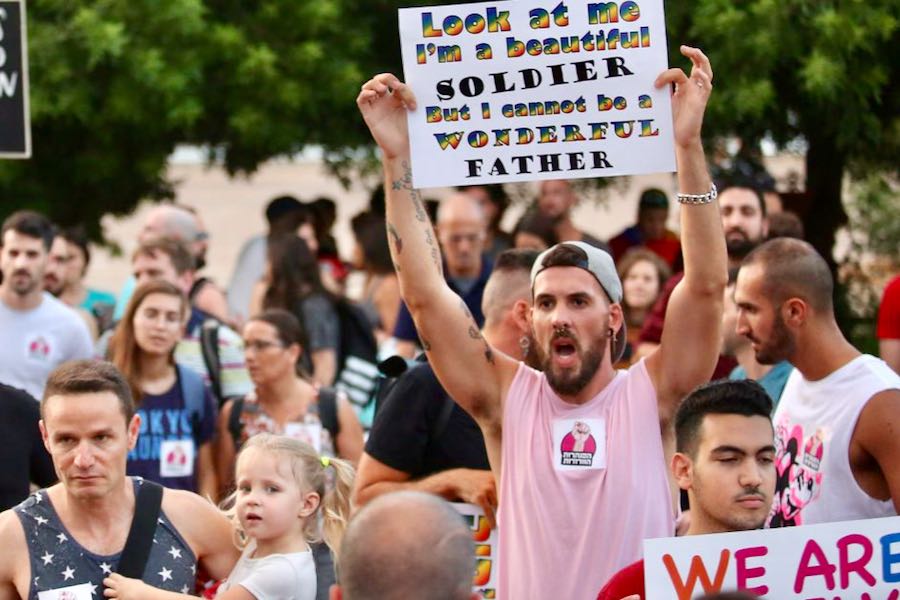 proteste lgbt israele uguaglianza