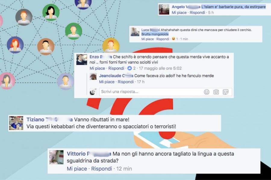 odio tollerato social network