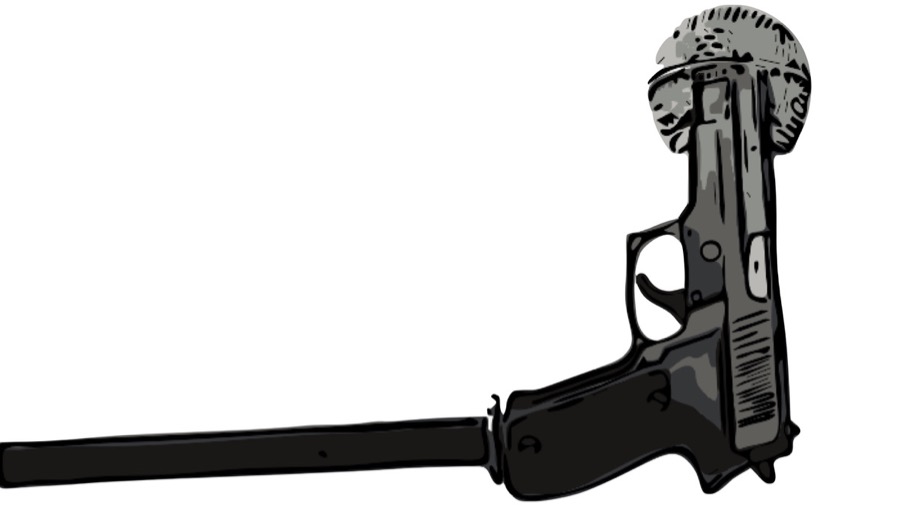 microfono pistola