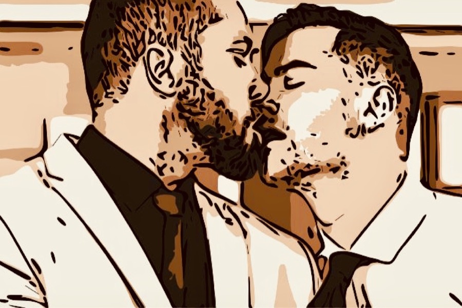 matrimonio gay uomini bianchi