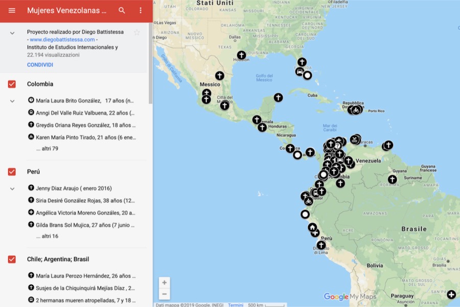 donne migranti venezuelane morte