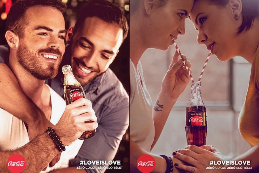 Pubblicità con coppie LGBT, Coca Cola multata in Ungheria