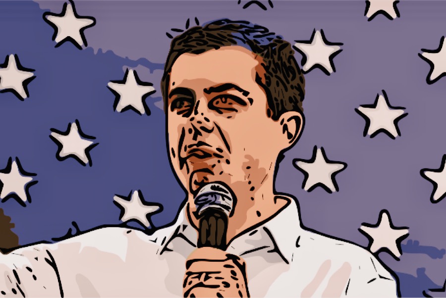 pete buttigieg bandiera usa