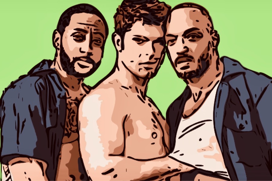 sesso gay trio latino