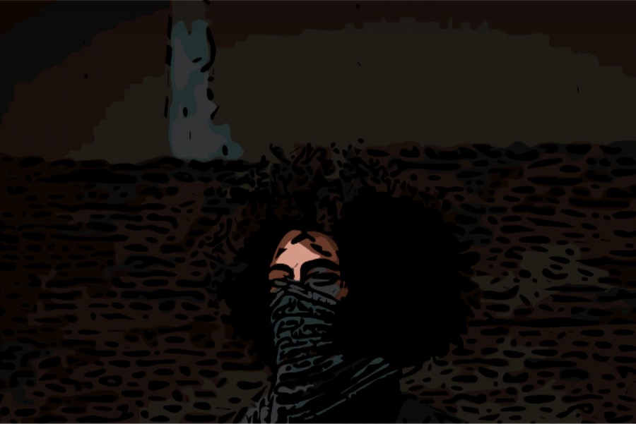 etiopia uomo volto coperto