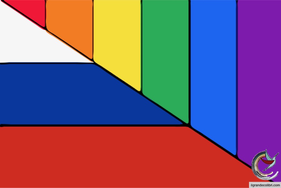 russia lgbt rainbow flag