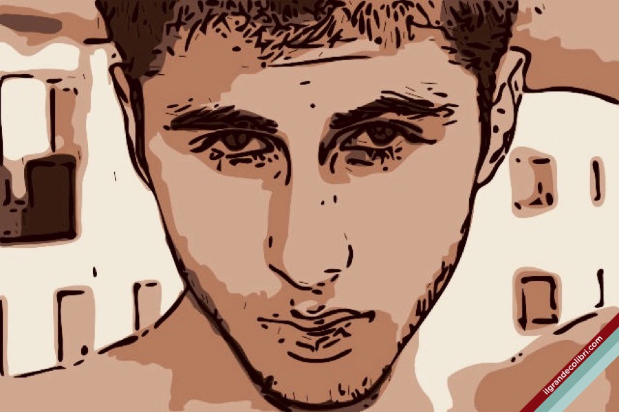 uomo arabo sguardo sfida