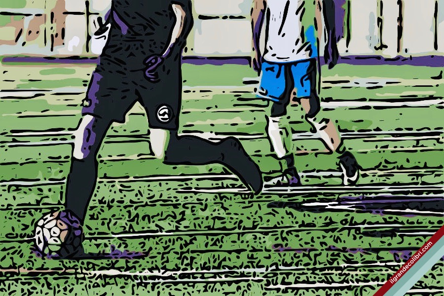 calcio giocatori pallone campo