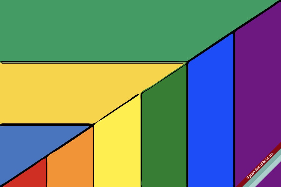 gabon bandiera lgbt rainbow