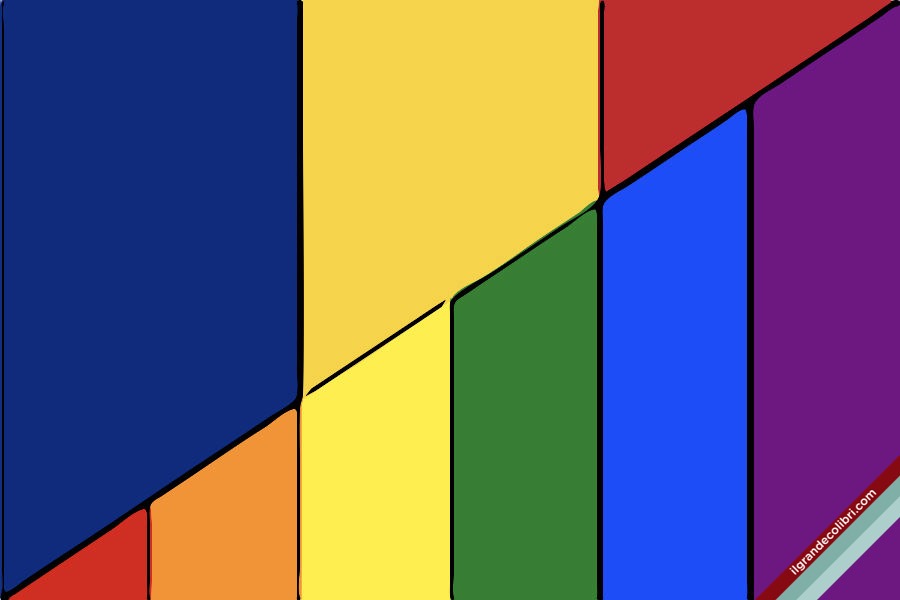 romania bandiera lgbt rainbow