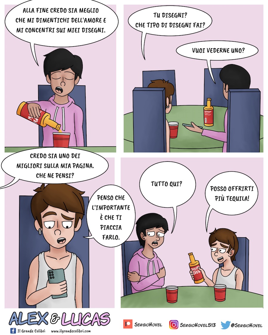 alex lucas fumetto gay