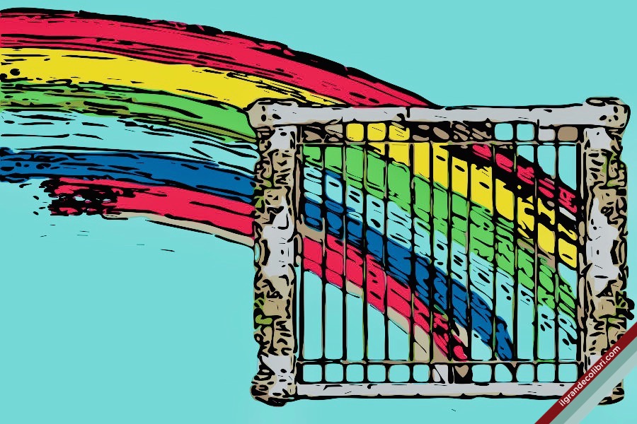 arcobaleno prigione carcere sbarre