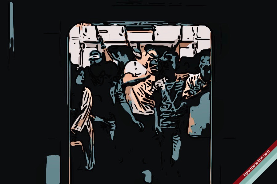 indonesia folla treno giacarta