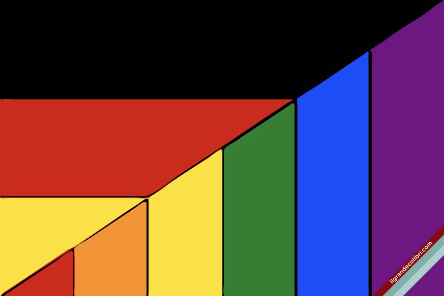 germania bandiera lgbt rainbow
