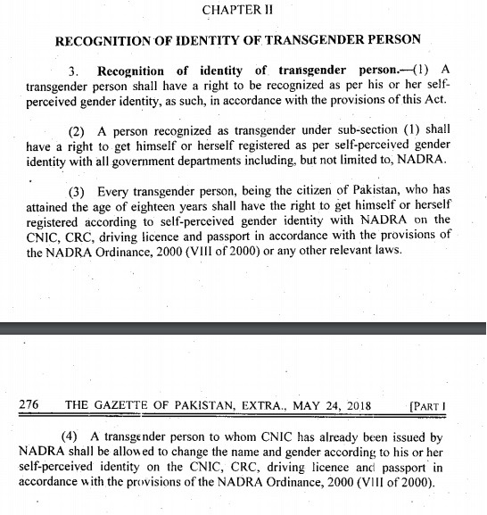 transgender person act 2018
