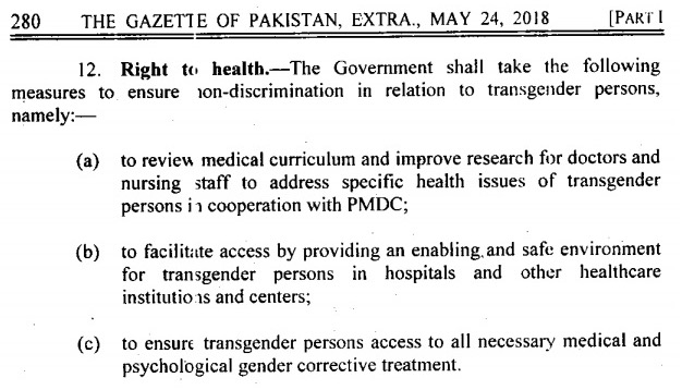 transgender person act 2018
