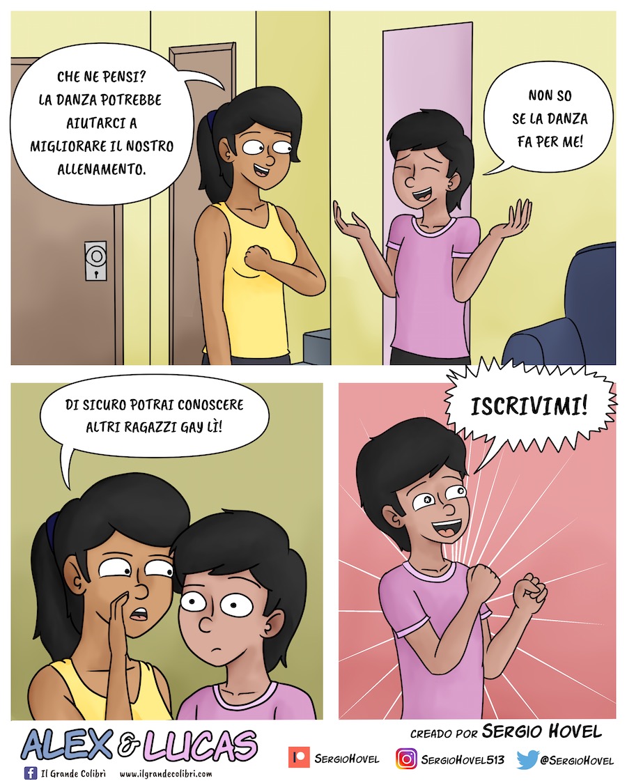alex lucas fumetto gay