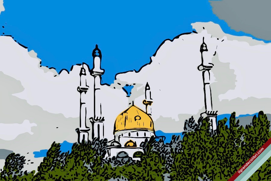 kazakistan nursultan moschea minareti