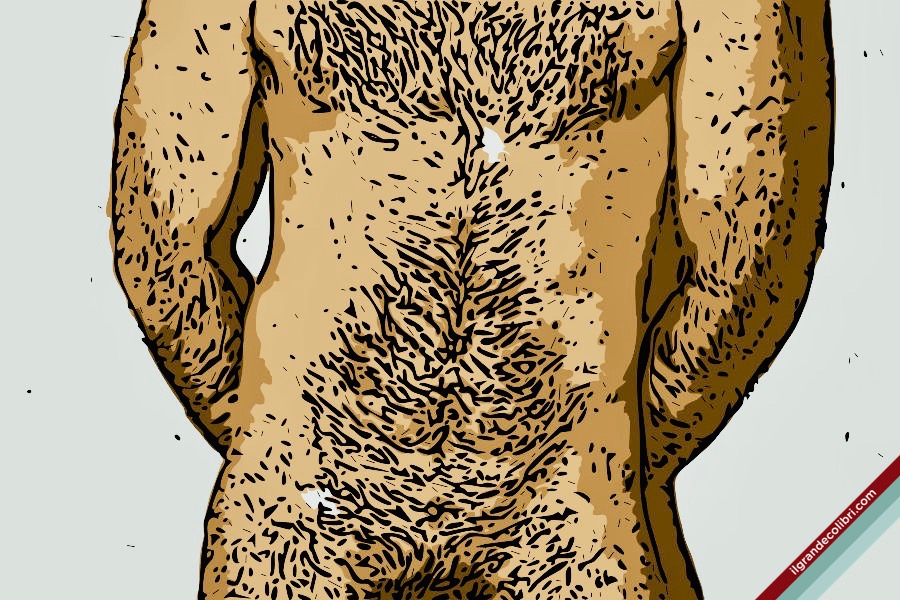 uomo bianco petto nudo