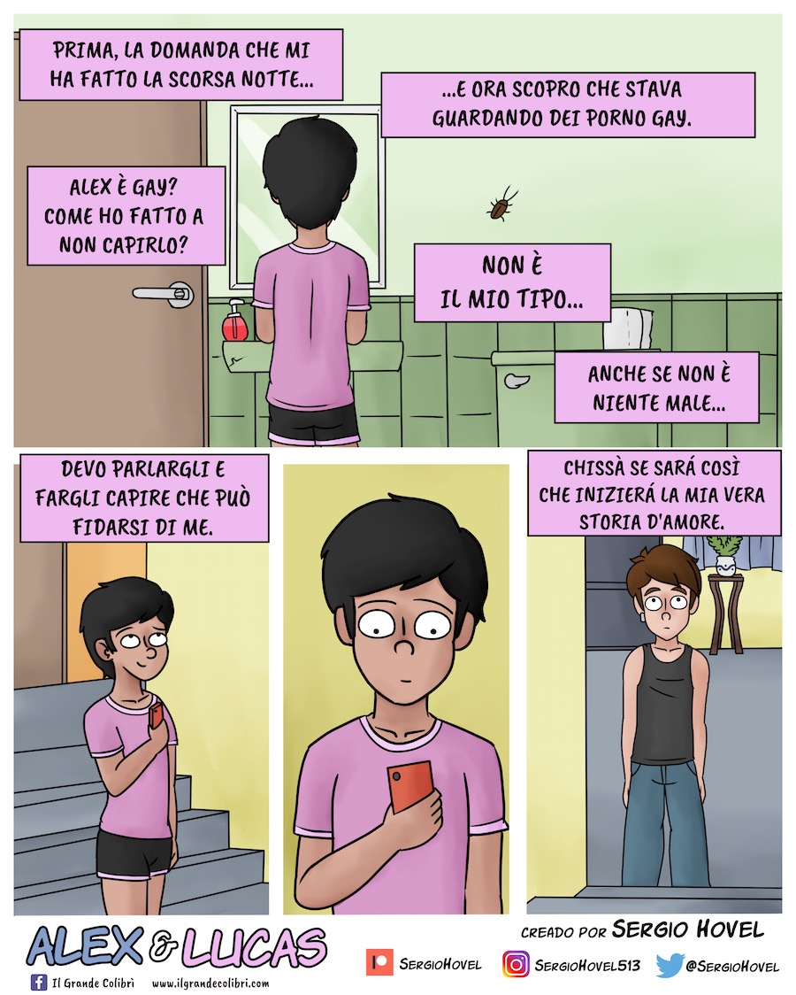 alex lucas fumetto gay