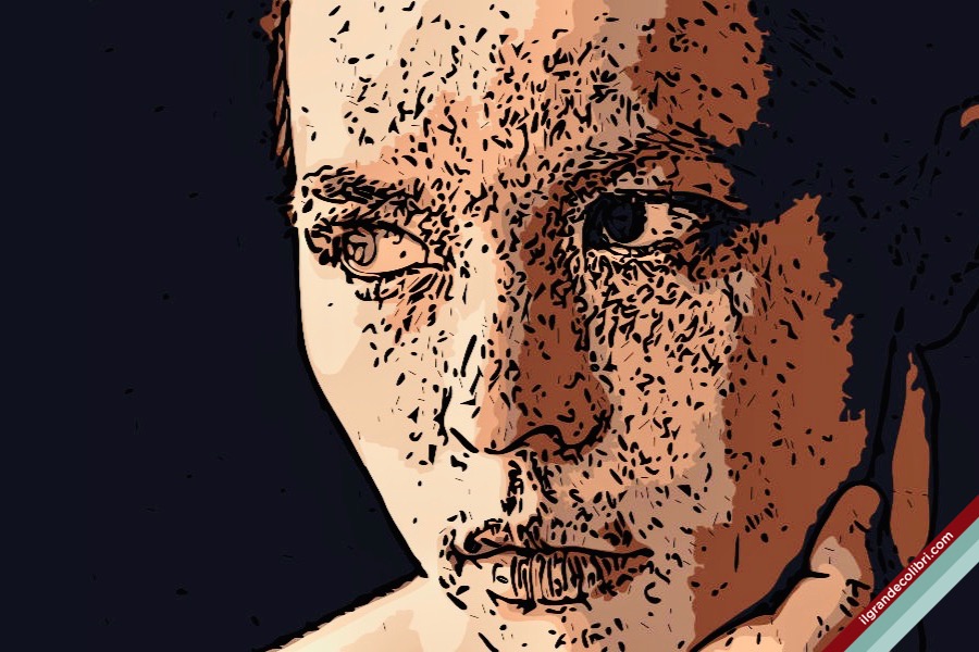 donna asiatica viso sguardo