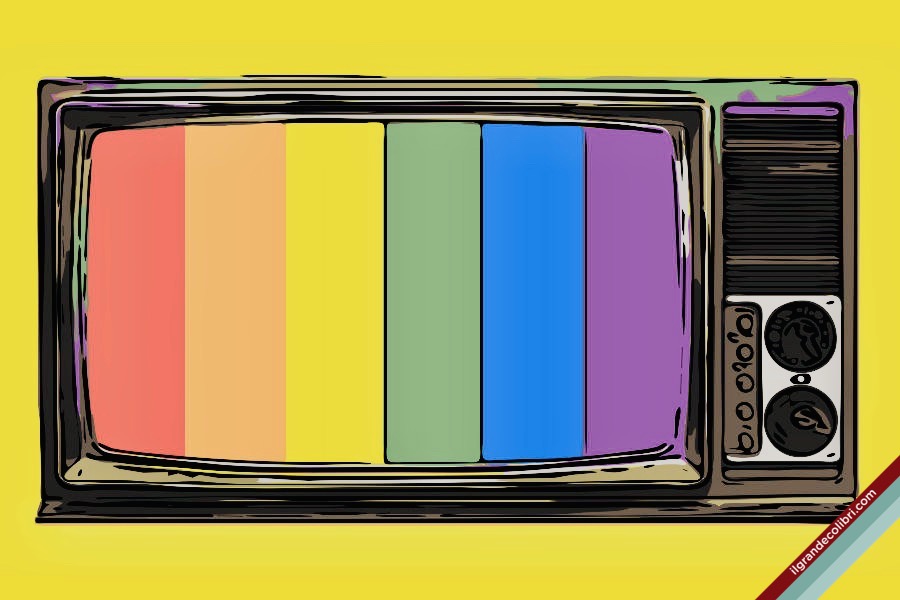 televisore televisione arcobaleno lgbt