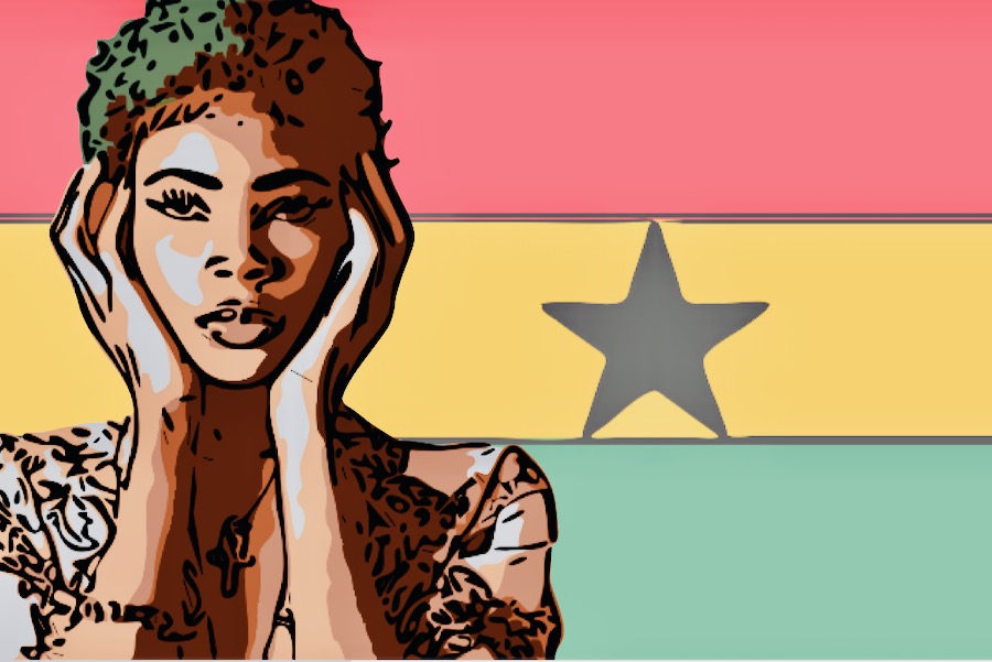 ghana donna orecchie tappate