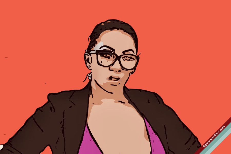 donna latina americana occhiali