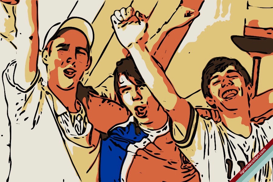 tifosi calcio sport festeggiamenti