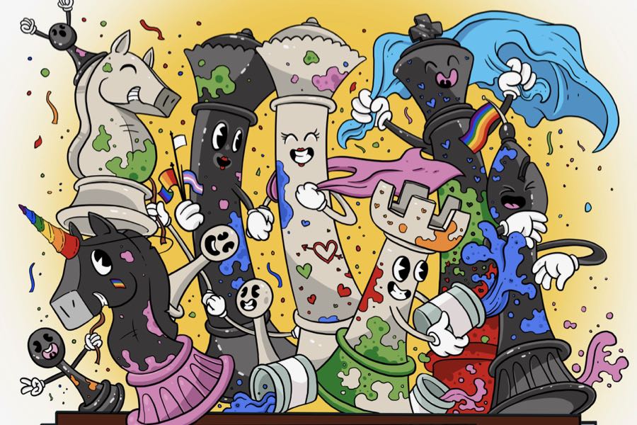 draw your pride chess