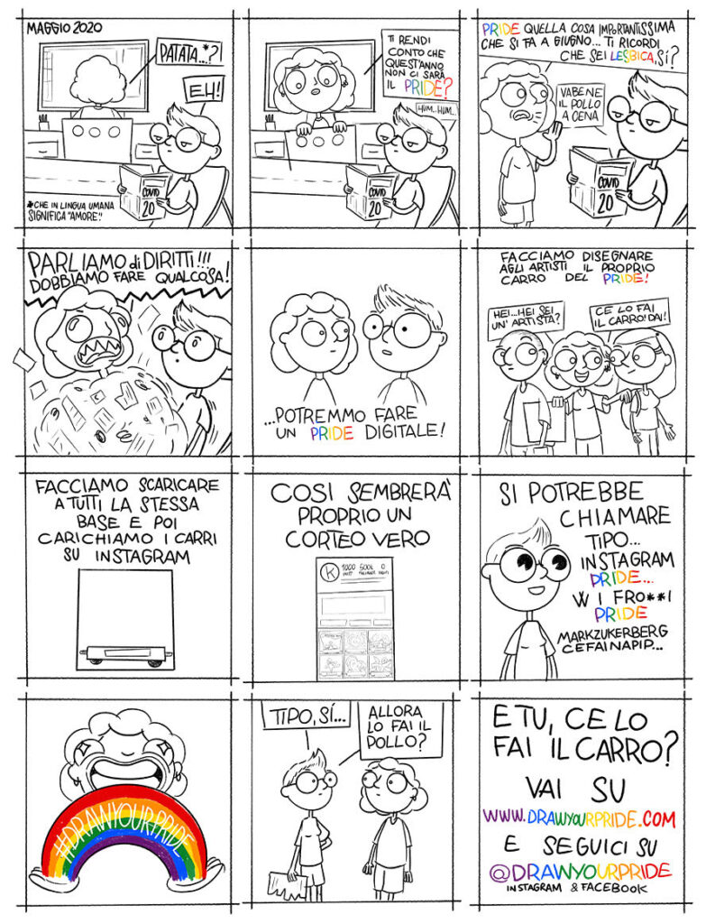 draw your pride comics