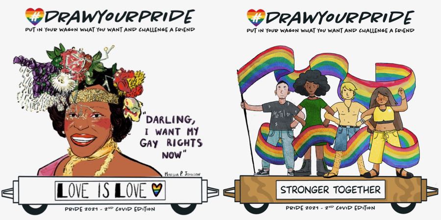 draw your pride parade