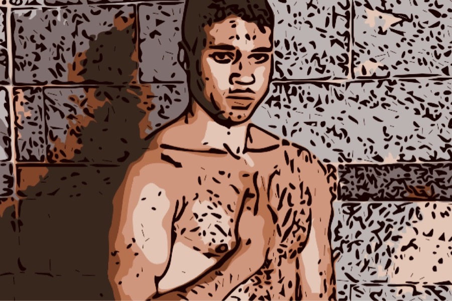 uomo latino americano depresso