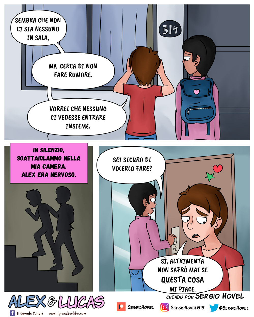 alex lucas fumetto gay
