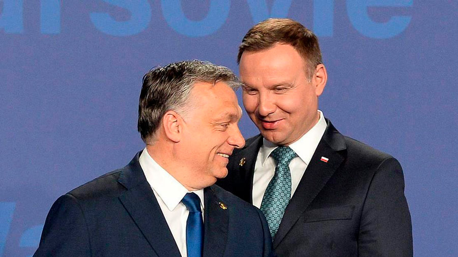 Viktor Orbán e Andrzej Duda