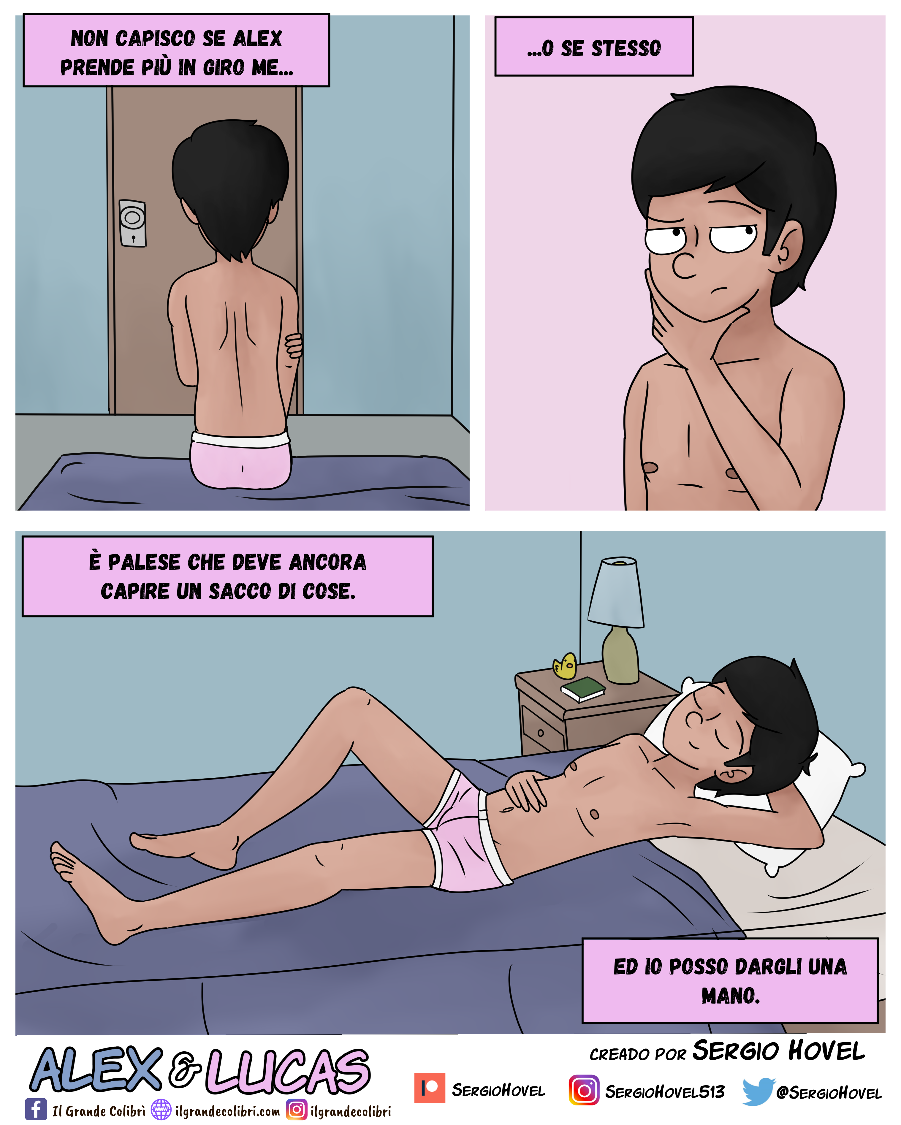 Alex e Lucas - Fumetto d'amicizia, disamore e sesso