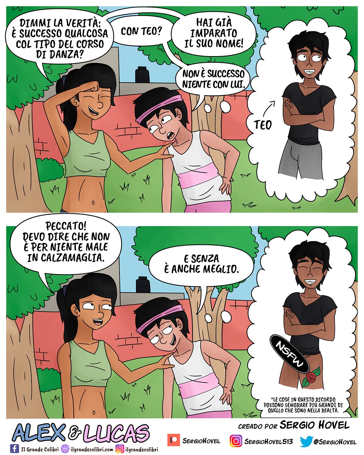 Alex e Lucas - Fumetto d'amicizia, disamore e sesso