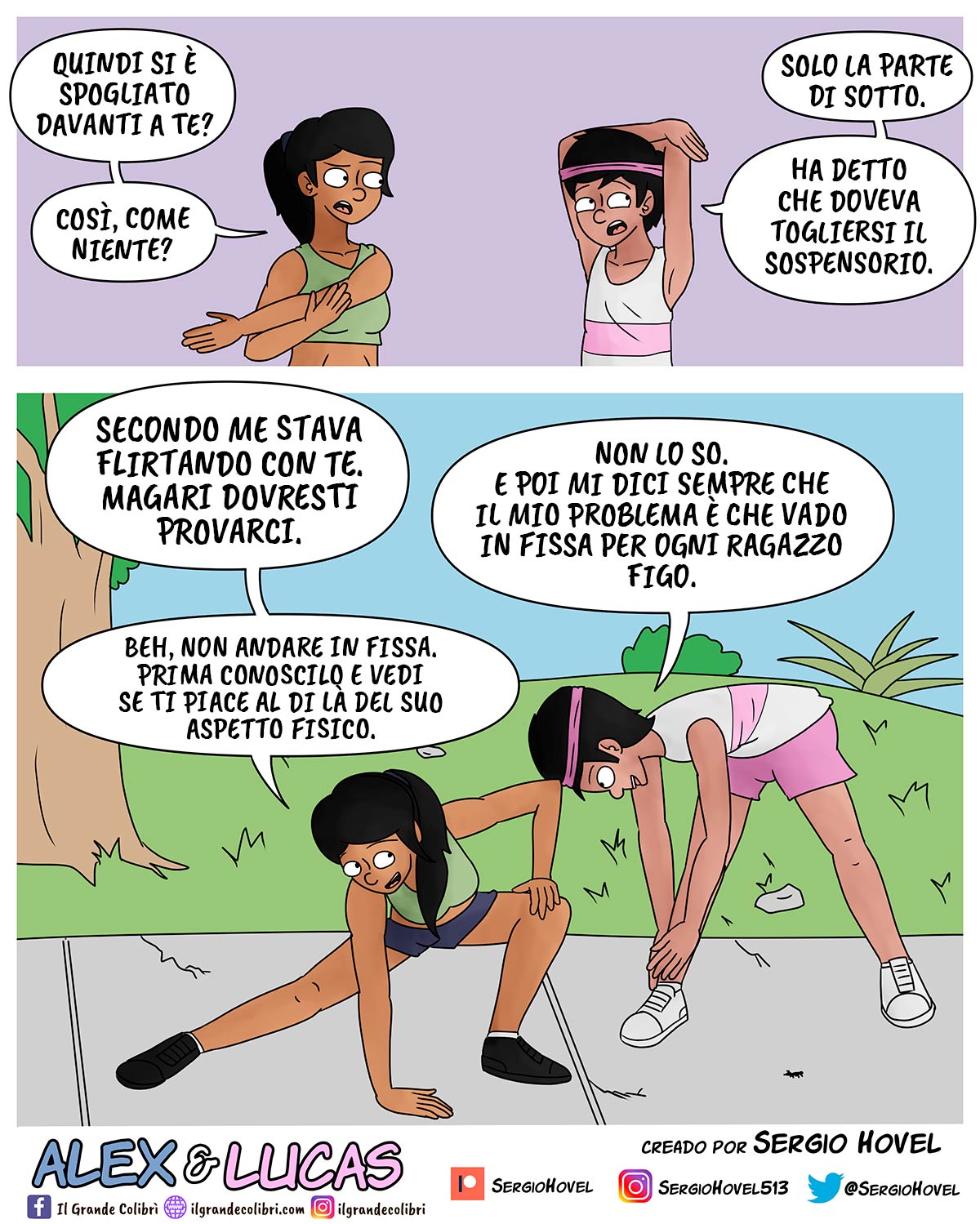 Alex e Lucas - Fumetto d'amicizia, disamore e sesso
