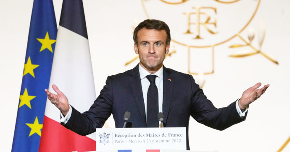 Il presidente della Repubblica Emmanuel Macron